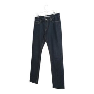 Flypaper Blue Men's Slim Cut Dark Wash Straight Leg Jeans Size 33x32 (34x33)